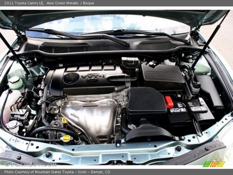 Aloe Green Metallic / Bisque 2011 Toyota Camry LE