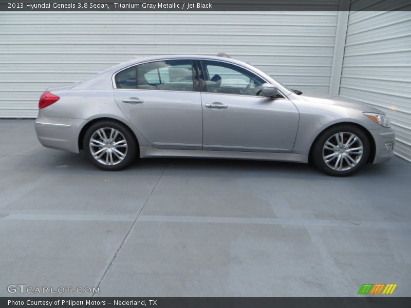Titanium Gray Metallic / Jet Black 2013 Hyundai Genesis 3.8 Sedan