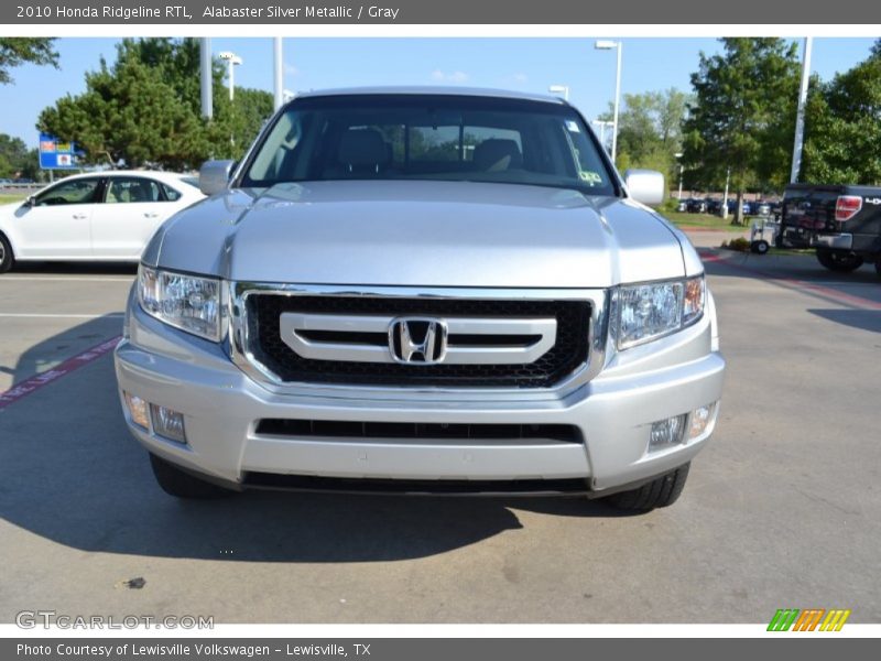 Alabaster Silver Metallic / Gray 2010 Honda Ridgeline RTL