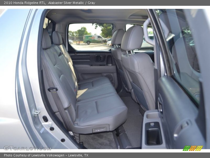 Alabaster Silver Metallic / Gray 2010 Honda Ridgeline RTL