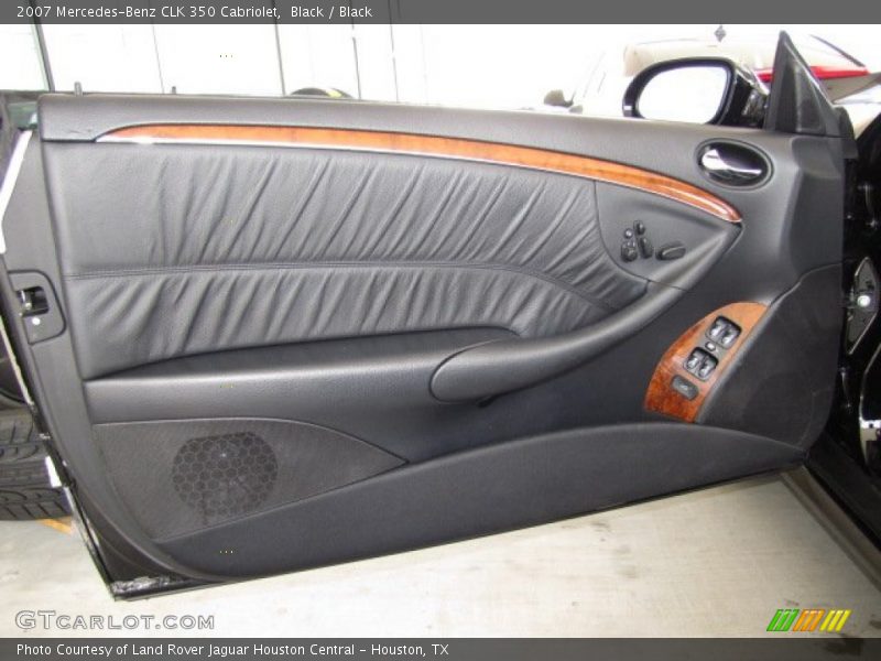 Black / Black 2007 Mercedes-Benz CLK 350 Cabriolet