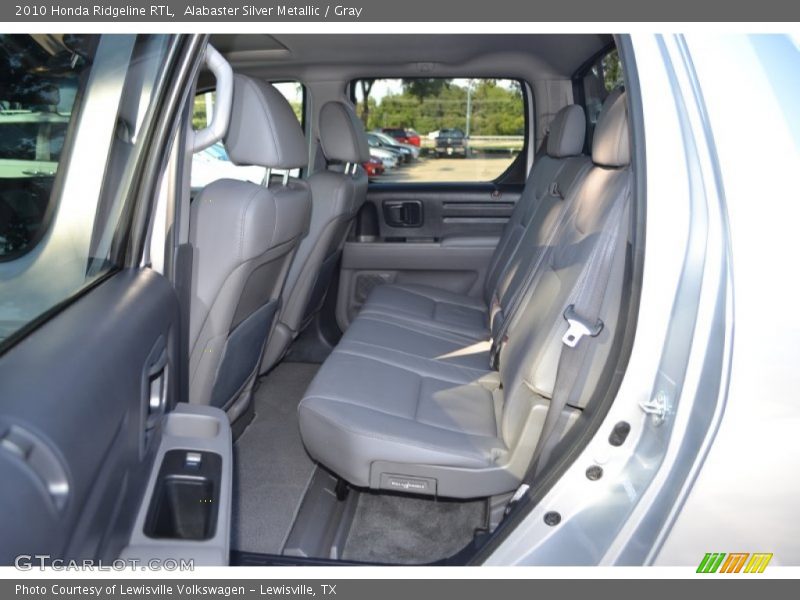 Alabaster Silver Metallic / Gray 2010 Honda Ridgeline RTL