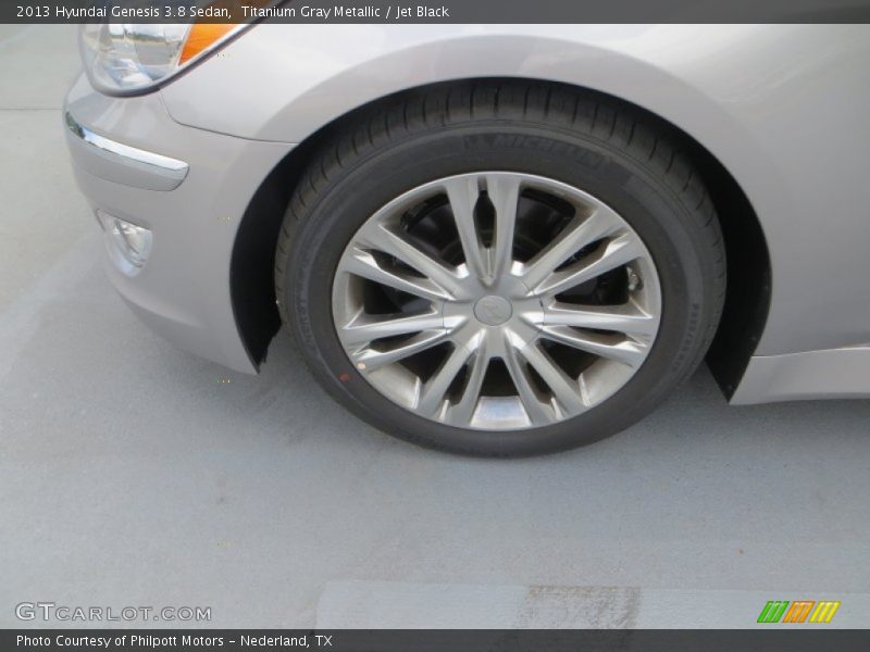 Titanium Gray Metallic / Jet Black 2013 Hyundai Genesis 3.8 Sedan