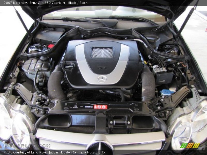 Black / Black 2007 Mercedes-Benz CLK 350 Cabriolet