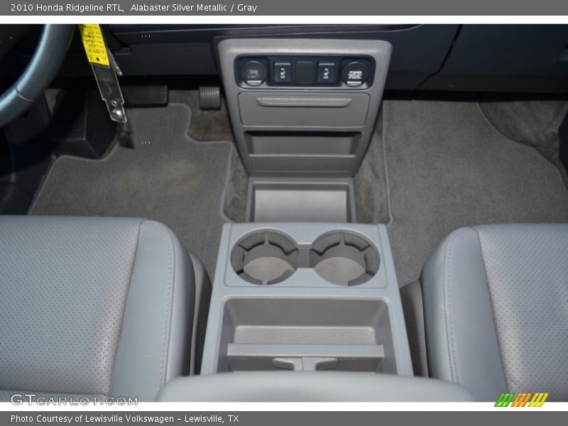 Alabaster Silver Metallic / Gray 2010 Honda Ridgeline RTL
