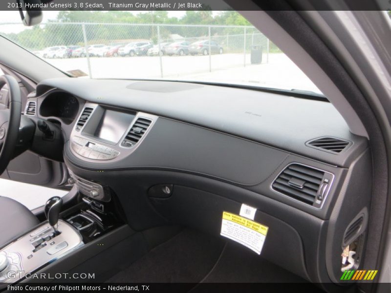 Titanium Gray Metallic / Jet Black 2013 Hyundai Genesis 3.8 Sedan