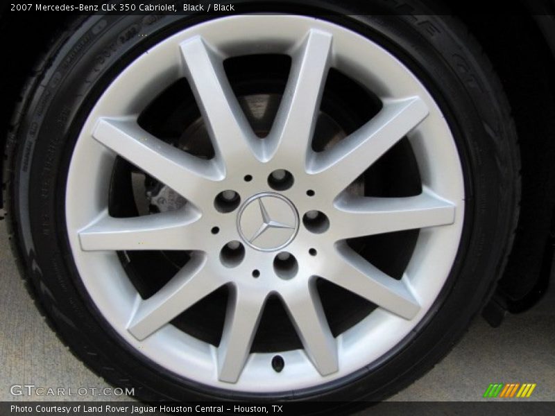 Black / Black 2007 Mercedes-Benz CLK 350 Cabriolet