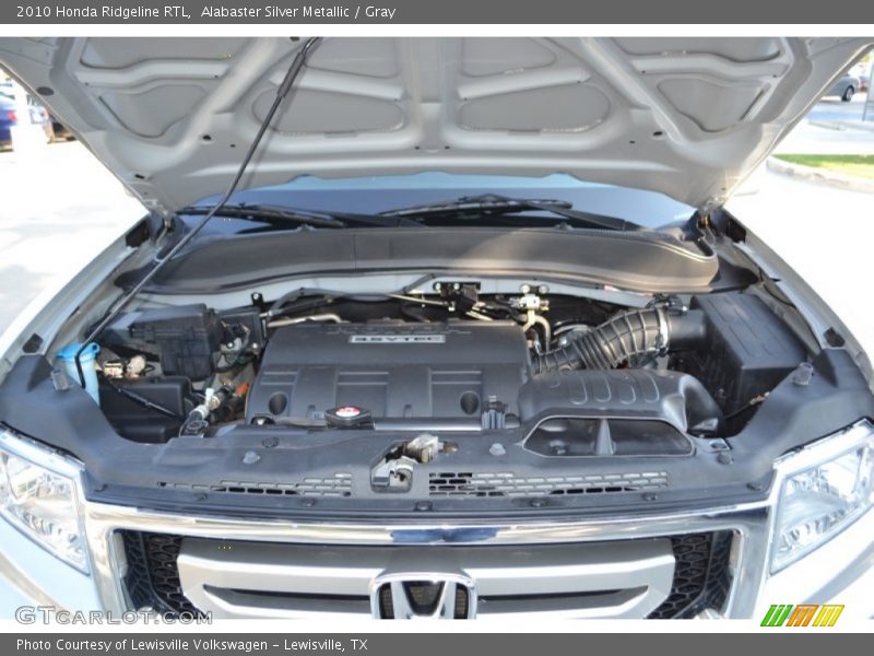 Alabaster Silver Metallic / Gray 2010 Honda Ridgeline RTL