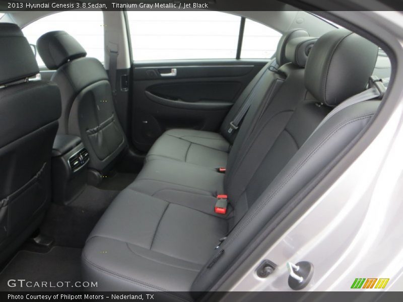 Titanium Gray Metallic / Jet Black 2013 Hyundai Genesis 3.8 Sedan