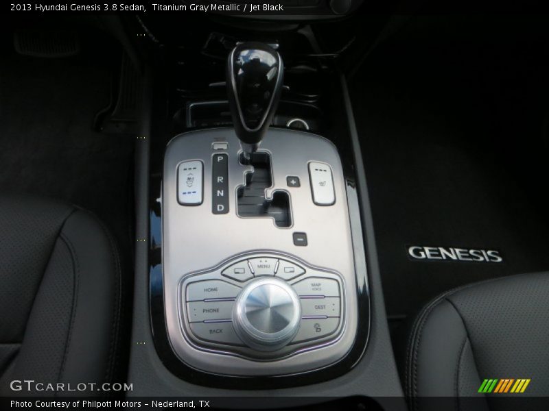 Titanium Gray Metallic / Jet Black 2013 Hyundai Genesis 3.8 Sedan