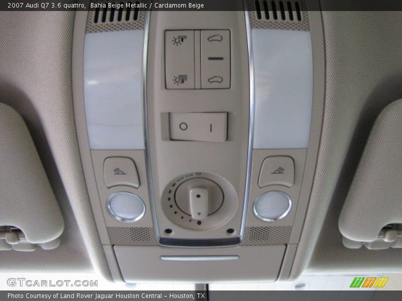 Controls of 2007 Q7 3.6 quattro