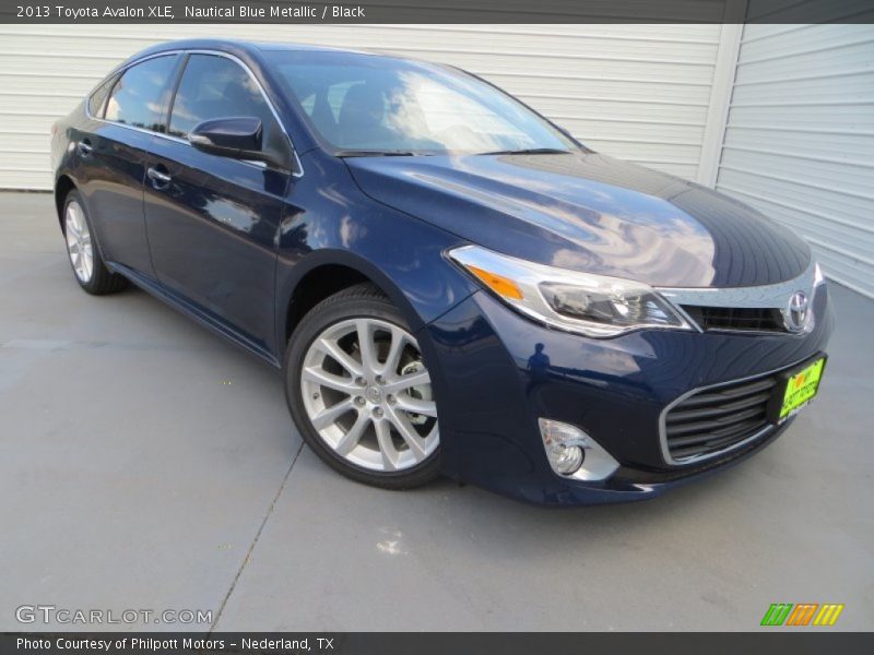 Nautical Blue Metallic / Black 2013 Toyota Avalon XLE