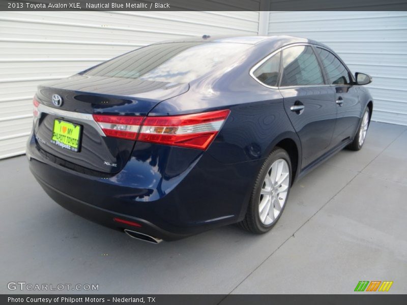 Nautical Blue Metallic / Black 2013 Toyota Avalon XLE
