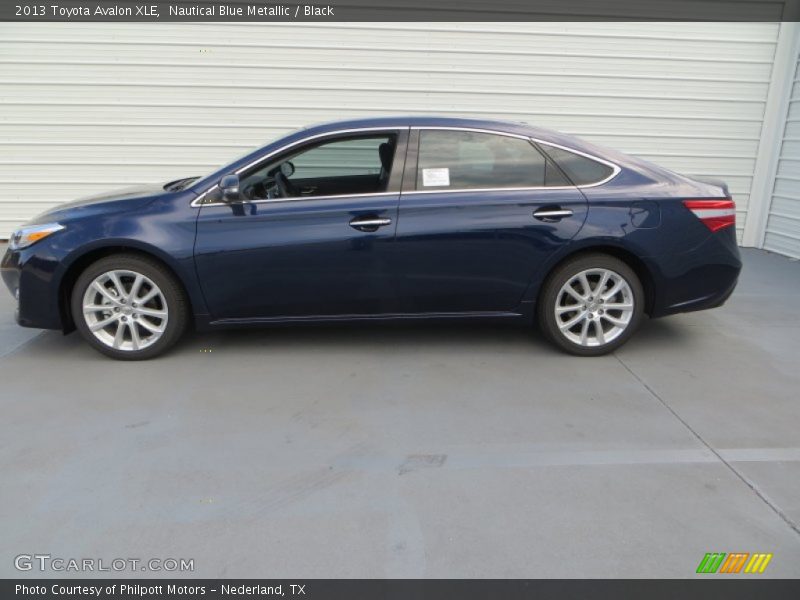 Nautical Blue Metallic / Black 2013 Toyota Avalon XLE