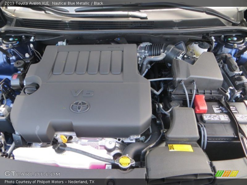 Nautical Blue Metallic / Black 2013 Toyota Avalon XLE