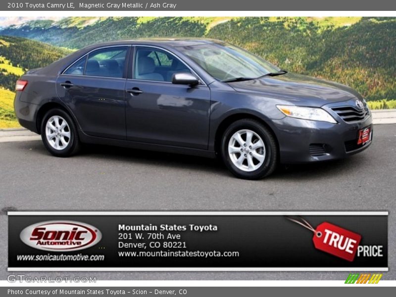 Magnetic Gray Metallic / Ash Gray 2010 Toyota Camry LE
