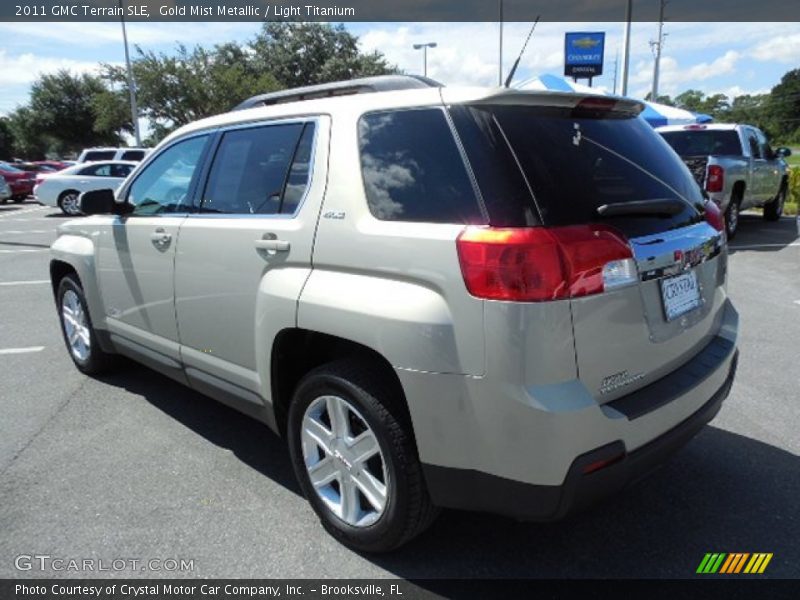 Gold Mist Metallic / Light Titanium 2011 GMC Terrain SLE