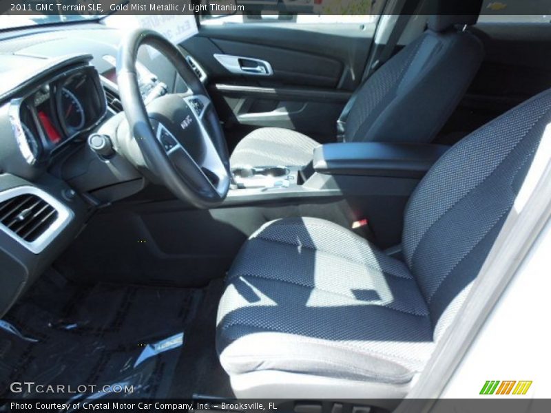 Gold Mist Metallic / Light Titanium 2011 GMC Terrain SLE