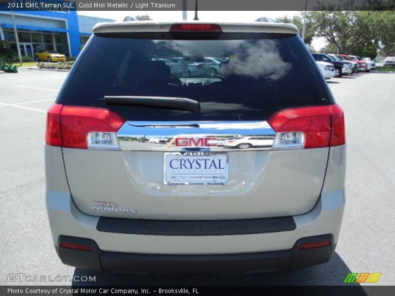 Gold Mist Metallic / Light Titanium 2011 GMC Terrain SLE
