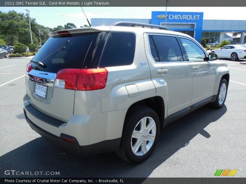 Gold Mist Metallic / Light Titanium 2011 GMC Terrain SLE