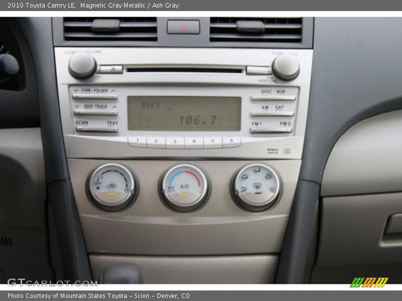 Magnetic Gray Metallic / Ash Gray 2010 Toyota Camry LE