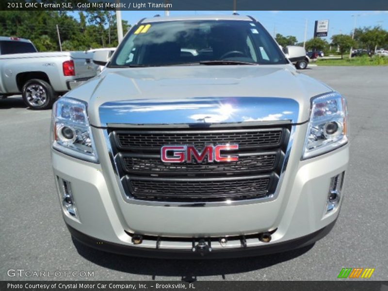 Gold Mist Metallic / Light Titanium 2011 GMC Terrain SLE