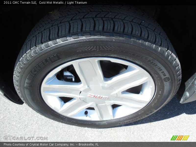 Gold Mist Metallic / Light Titanium 2011 GMC Terrain SLE