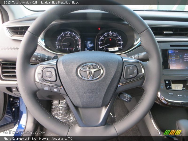 Nautical Blue Metallic / Black 2013 Toyota Avalon XLE