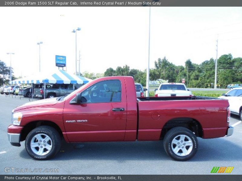 Inferno Red Crystal Pearl / Medium Slate Gray 2006 Dodge Ram 1500 SLT Regular Cab