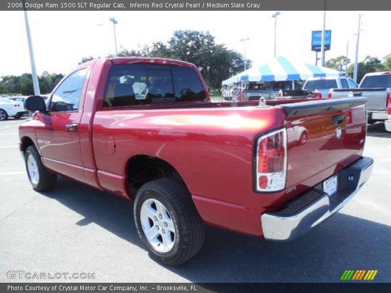 Inferno Red Crystal Pearl / Medium Slate Gray 2006 Dodge Ram 1500 SLT Regular Cab