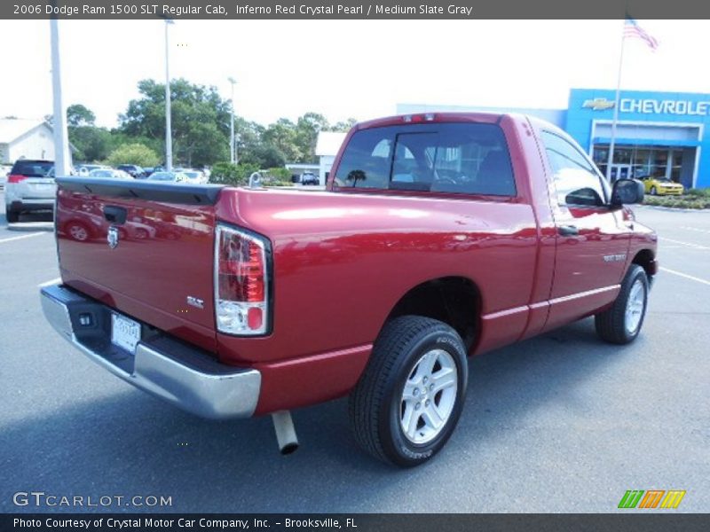 Inferno Red Crystal Pearl / Medium Slate Gray 2006 Dodge Ram 1500 SLT Regular Cab