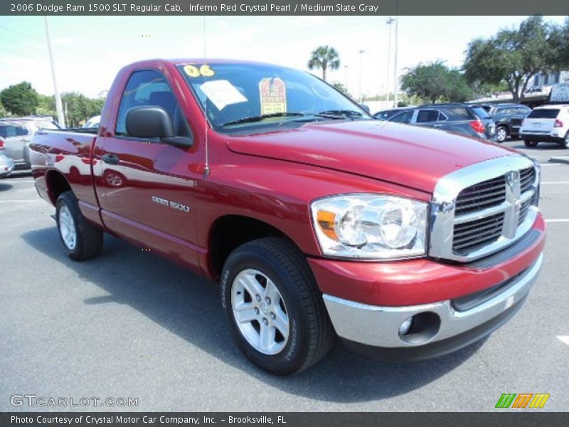 Inferno Red Crystal Pearl / Medium Slate Gray 2006 Dodge Ram 1500 SLT Regular Cab