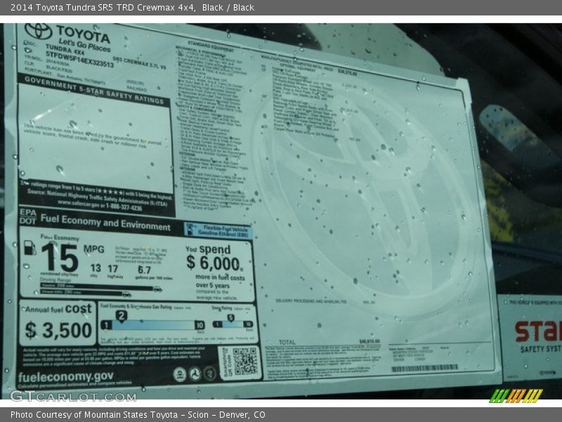 Black / Black 2014 Toyota Tundra SR5 TRD Crewmax 4x4