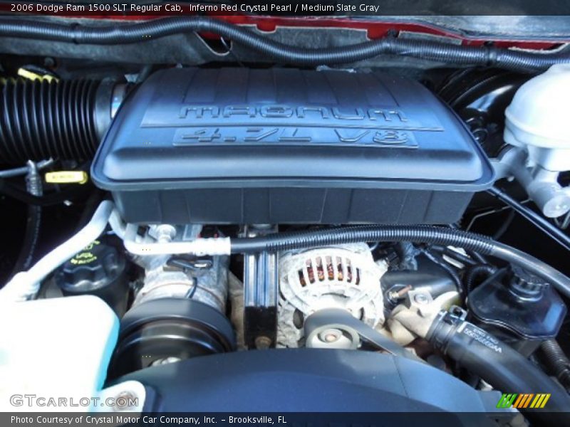Inferno Red Crystal Pearl / Medium Slate Gray 2006 Dodge Ram 1500 SLT Regular Cab
