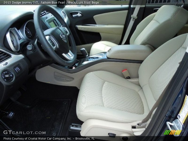 Fathom Blue Pearl / Black/Light Frost Beige 2013 Dodge Journey SXT