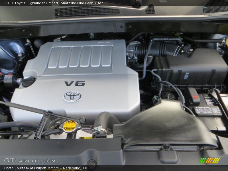 Shoreline Blue Pearl / Ash 2013 Toyota Highlander Limited