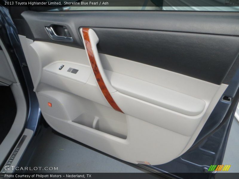 Shoreline Blue Pearl / Ash 2013 Toyota Highlander Limited