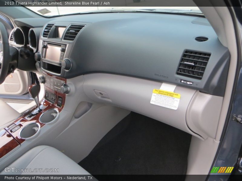 Shoreline Blue Pearl / Ash 2013 Toyota Highlander Limited