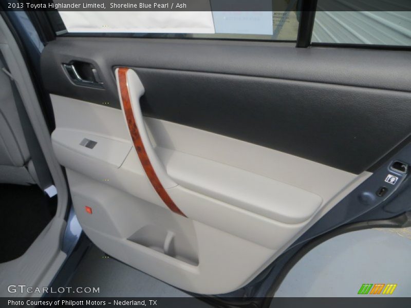 Shoreline Blue Pearl / Ash 2013 Toyota Highlander Limited