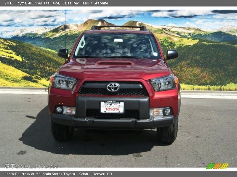 Salsa Red Pearl / Graphite 2013 Toyota 4Runner Trail 4x4