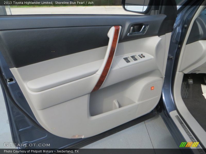 Shoreline Blue Pearl / Ash 2013 Toyota Highlander Limited