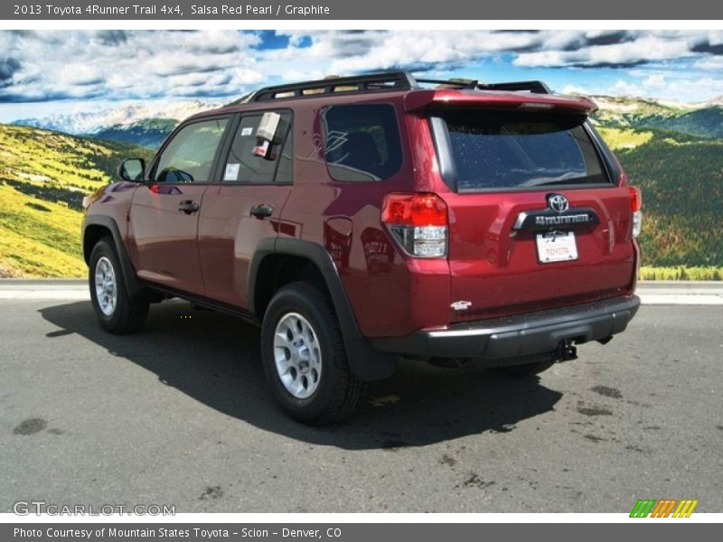 Salsa Red Pearl / Graphite 2013 Toyota 4Runner Trail 4x4