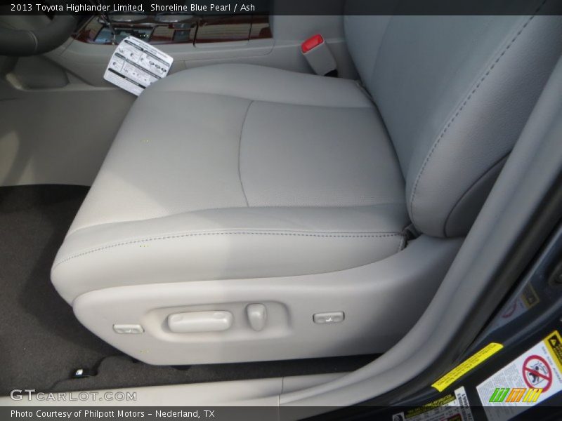 Shoreline Blue Pearl / Ash 2013 Toyota Highlander Limited