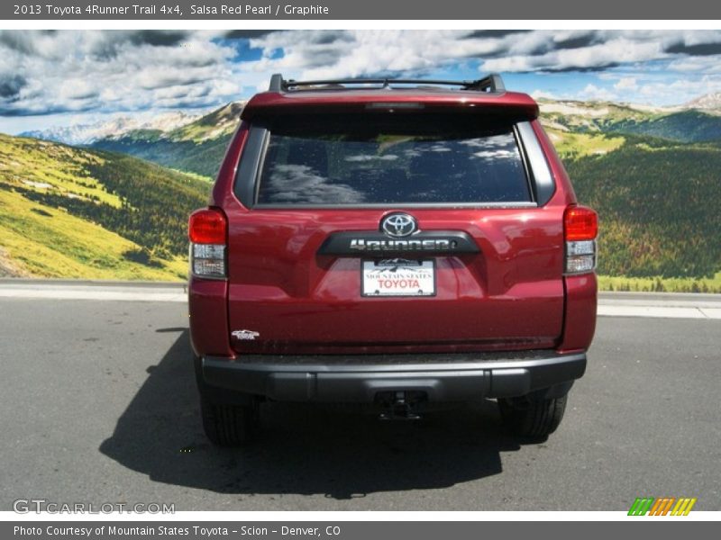 Salsa Red Pearl / Graphite 2013 Toyota 4Runner Trail 4x4