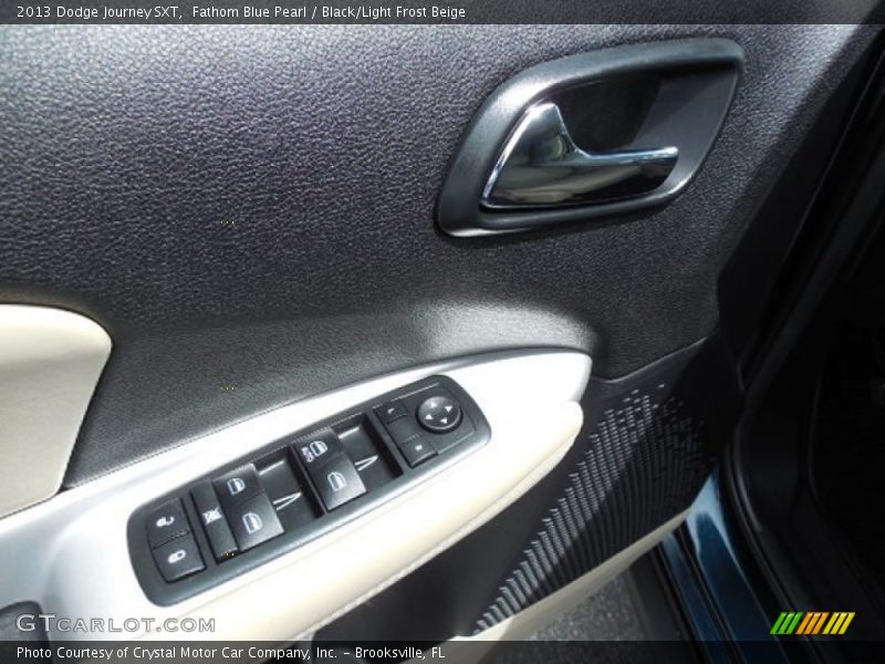 Fathom Blue Pearl / Black/Light Frost Beige 2013 Dodge Journey SXT