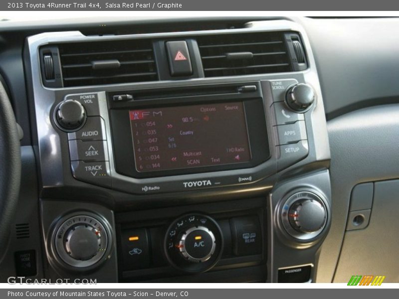 Salsa Red Pearl / Graphite 2013 Toyota 4Runner Trail 4x4