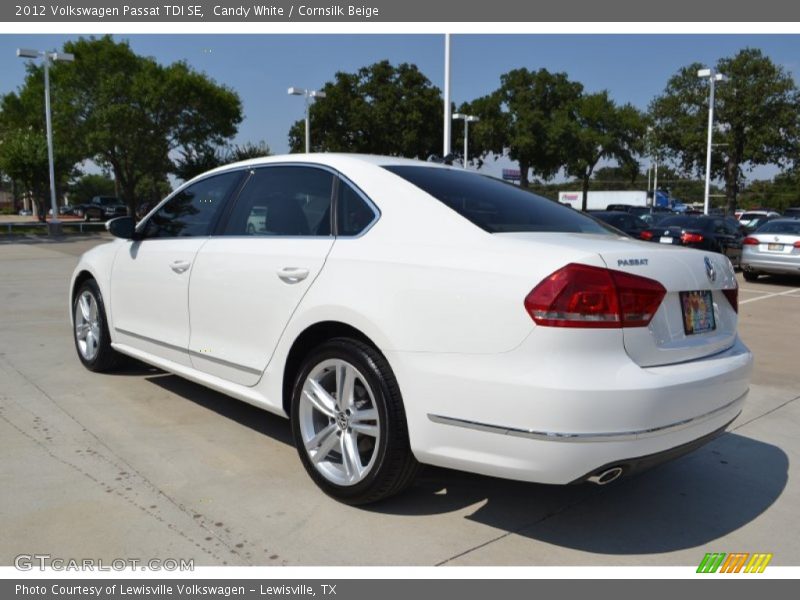 Candy White / Cornsilk Beige 2012 Volkswagen Passat TDI SE