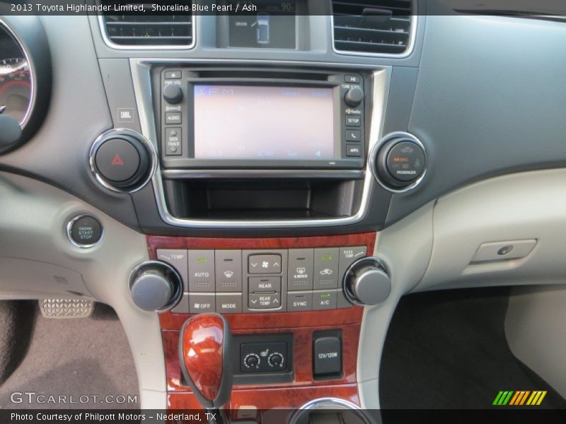 Shoreline Blue Pearl / Ash 2013 Toyota Highlander Limited