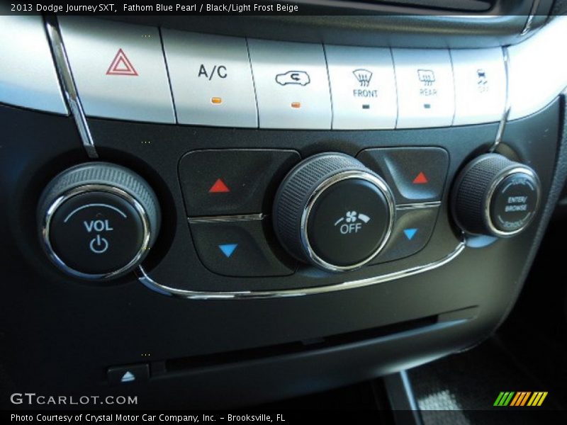 Fathom Blue Pearl / Black/Light Frost Beige 2013 Dodge Journey SXT