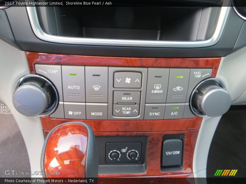 Shoreline Blue Pearl / Ash 2013 Toyota Highlander Limited